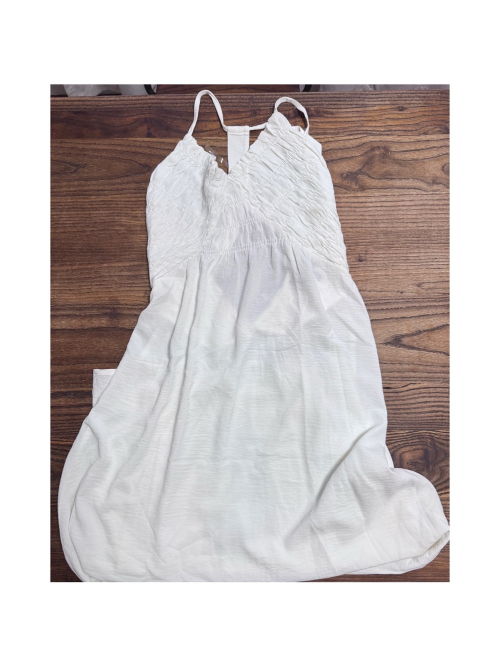 White Women's Swim Cover-Up Dress